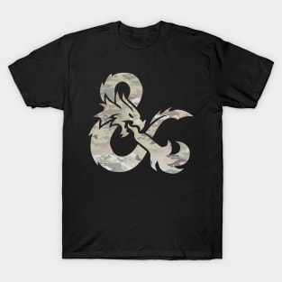 Camo Dungeons and Dragons Dragon T-Shirt